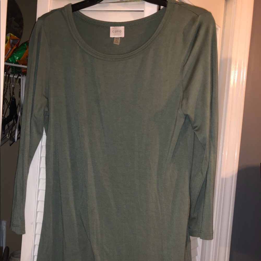 Cupio olive green shirt